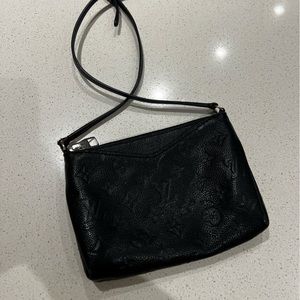 Louis Vuitton Black Empreinte Uniform Crossbody